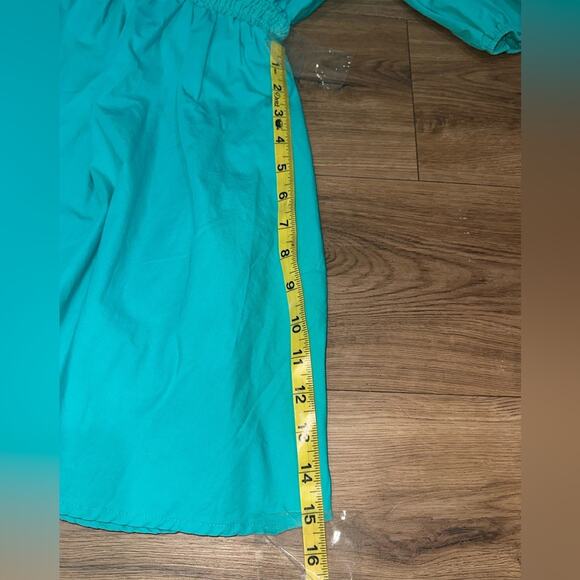 Fantastic Fawn Flamingo Sequin Teal Dress – Women’s Size Medium - Picture 8 of 8